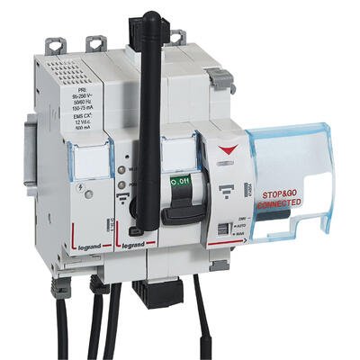 Réenclencheur connecté STOP and GO DX³ - avec 1 module Wi-Fi , 2 connecteurs et 1 alimentation 230V vers 12V=