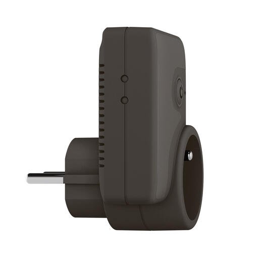 Prise mobile connectée Céliane with Netatmo 16A 1 circuit 3680W ON-OFF et mesure puissance - graphite